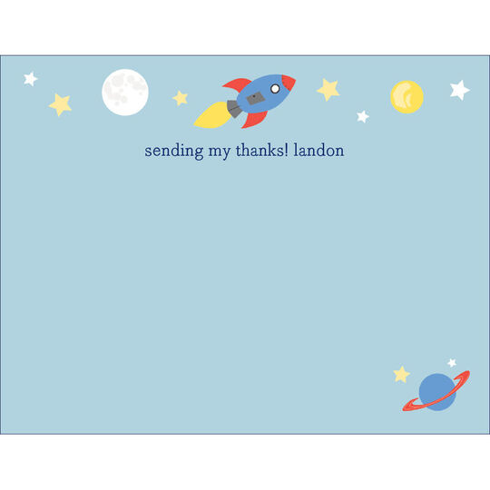 Space Flat Note Cards